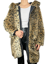 Abrigo Peludo Animal Print