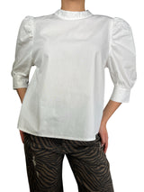 Blusa Mangas Aglobadas