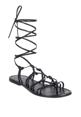 Sandalias Trenzadas Cuero