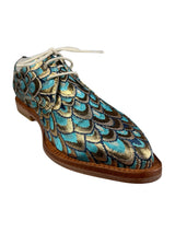 Zapatos Jacquard Cuero