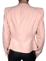 Blazer Entallado Solapas Satinadas