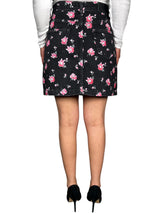 Falda Denim Flores