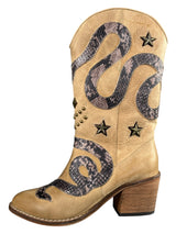 Botas Snake Estrellas