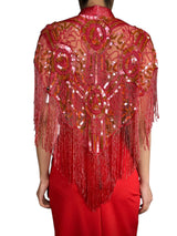 Capa Bordada Mostacillas