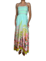 Vestido Halter Fruncido