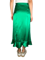 Falda Seda Esmeralda