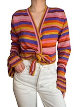 Blusa fibras metalizadas