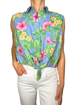 Blusa Lino Flores