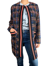 Chaqueta Larga Tweed