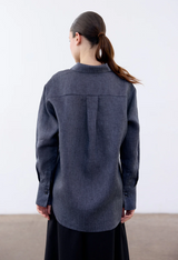 Blusa Abotonada Lino