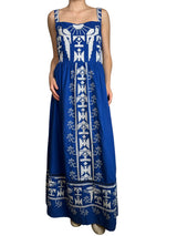 Vestido Lino Bordado