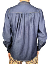 Blusa Ruffles Denim
