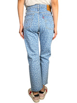 Jeans Animal Print Azul