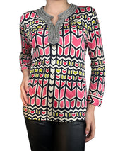 Blusa Seda Mostacillas