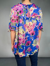 Blusa Viscosa Traslúcida