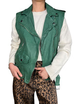 Chaqueta Cuero Sin Mangas PLUS SIZE