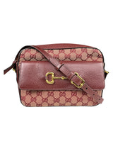 Bandolera Monogram Burdeo