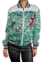 Chaqueta Bomber Flowers