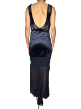Vestido Encaje Azul Navi