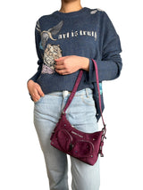 Bolso Hobo Pocket Mini Piel Swarovski