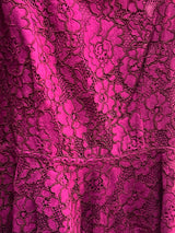 Vestido Guipur Magenta