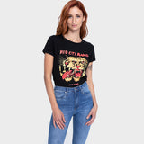 Polera Red City Black