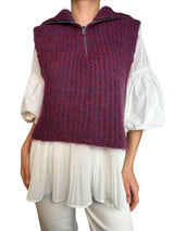 Sweater Tejido Sin Mangas