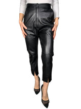 Pantalón Recto Cuero