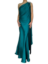 Vestido Aplicaciones Plateadas