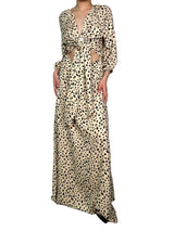 Vestido Beige Estampado