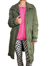 Chaqueta Verde Forro Desmontable