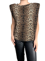 Polera Sin Mangas Hombreras