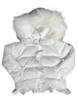 Parka Blanca Piel Desmontable NIÑA