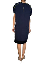 Vestido Azul Marino Viscosa