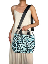 Cartera Animal Print Blue