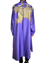 Blusa Leopardo Satinada OVERSIZE