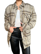 Chaqueta Jacob Green Khaki Plaid