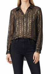 Blusa Hiroko Jacquard