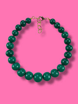 Collar Esferas Verde