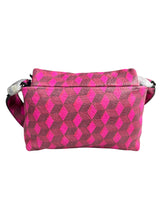 Bandolera Cuero Magenta