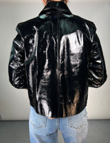 Chaqueta Cuero Acharolada