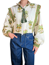 Polerón Estampado Beige