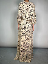 Vestido Beige Estampado