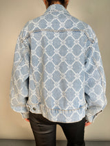 Chaqueta Denim Estampada