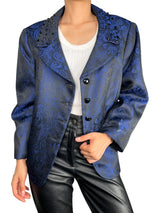 Blazer Lace Azul Brillos
