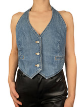 Top tipo Vest Escote