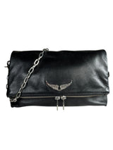 Bandolera Cuero Negra