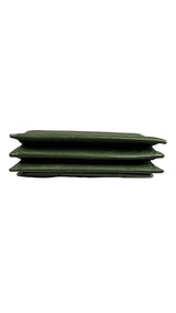 Cartera Cuero Verde