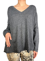 Sweater Gris Plus Size