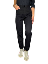 Jeans Mom Cheetah Black